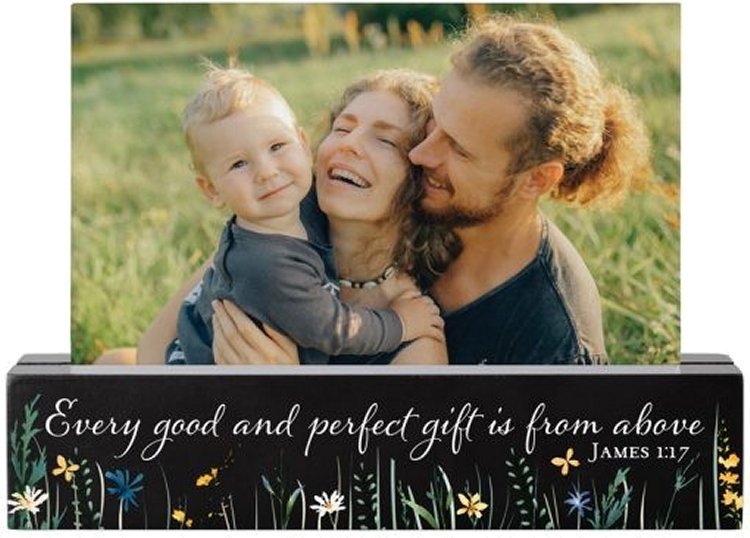 096069276548 Every Good And Perfect Gift Is From Above Photo Block