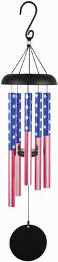 096069649397 American Flag Windchime