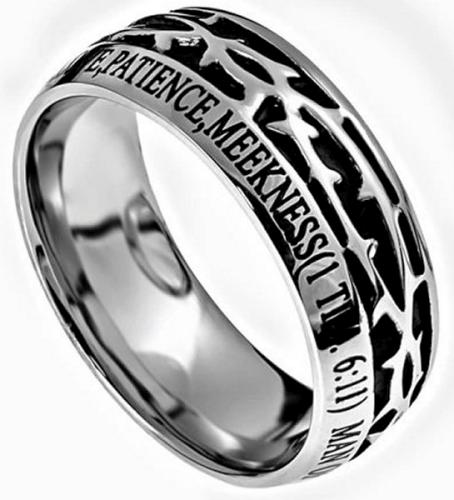 103311611108 Crown Of Thorns Man Of God (Size 10 Ring)