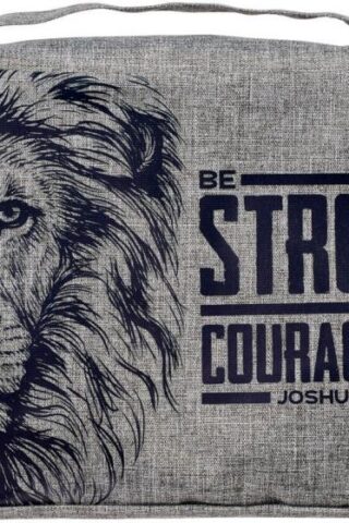 1220000320505 Value Poly-canvas Bible Cover for Men & Women: Strong & Courageous Bold Lion - J