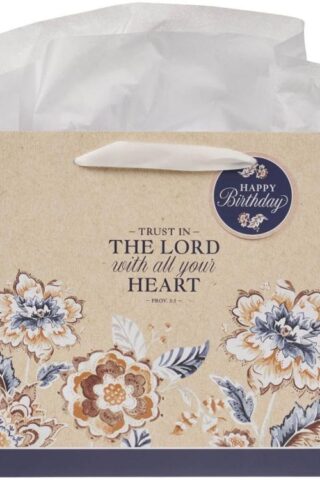 1220000324008 Large Landscape Inspirational Scripture Birthday Gift Bag
