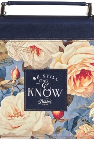 1220000327351 Fashion Vegan Leather Bible Cover for Women: Be Still Scripture