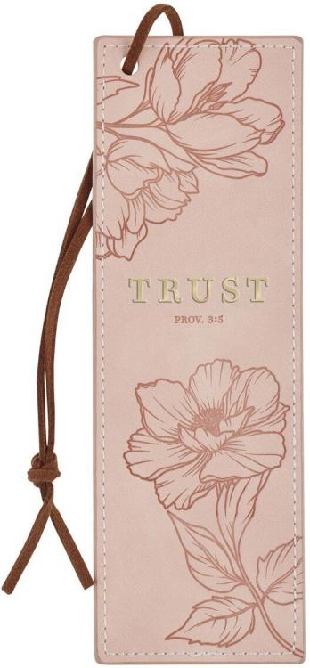 1220000720121 Premium Vegan Leather Encouraging Scripture Bookmark for Women: Trust in the Lor