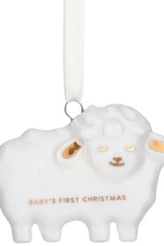 195002592209 Lamb Babys First Christmas (Ornament)