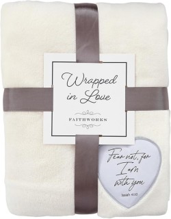 195002604926 Fleece Blanket Fear Not For I Am With You Isaiah 41:10