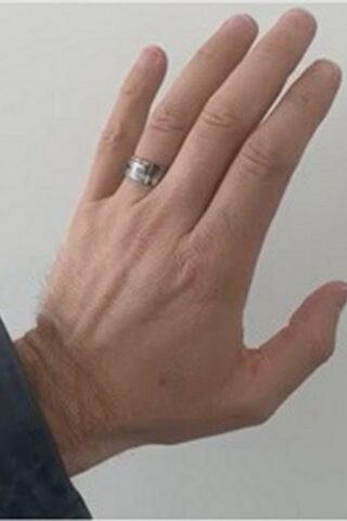 322966635110 4 Cross Spinner Proverbs 3:5 (Size 11 Ring)