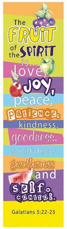 6006937092112 Fruit Of The Spirit Bookmarks
