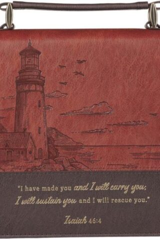 6006937170612 Premium Classic Vegan Leather Inspirational Bible Cover for Men & Women: I Will