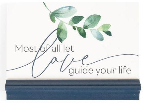 656200523711 Most Of All Let Love Guide Your Heart Ornate Decor