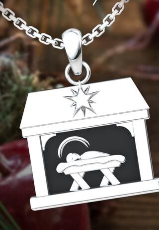 662187715247 Nativity Pendant