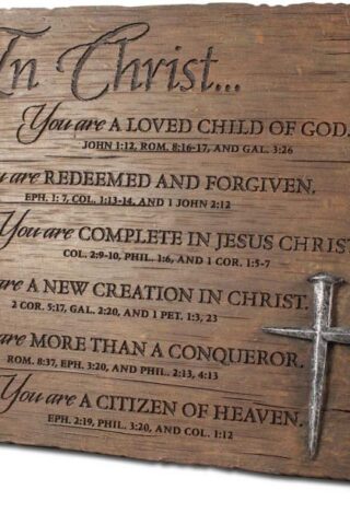 667665408062 In Christ (Plaque)