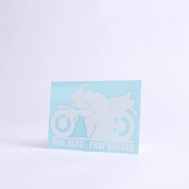 788200801787 Ride Hard Pray Harder Vinyl Auto Decal (Bumper Sticker)