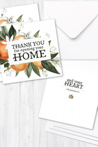 860001021028 Heart And Home Notecard Set