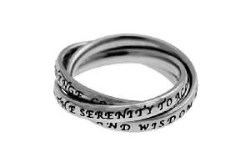 920100230452 Triple Band Serenity Prayer (Size 5 Ring)