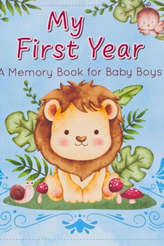 9781959982005 With Love My First Year A Memory Book for Baby Boys Blue Keepsake Photo Book