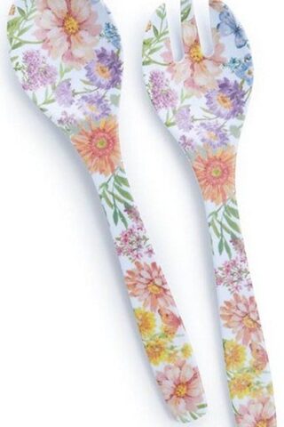 098111698766 Wildflower Melamine Serving Utensils