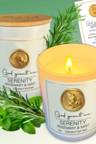 785525321457 God Grant Me The Serenity Candle