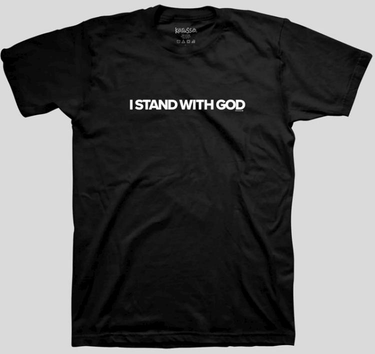 612978661239 Kerusso I Stand With God (Large T-Shirt)