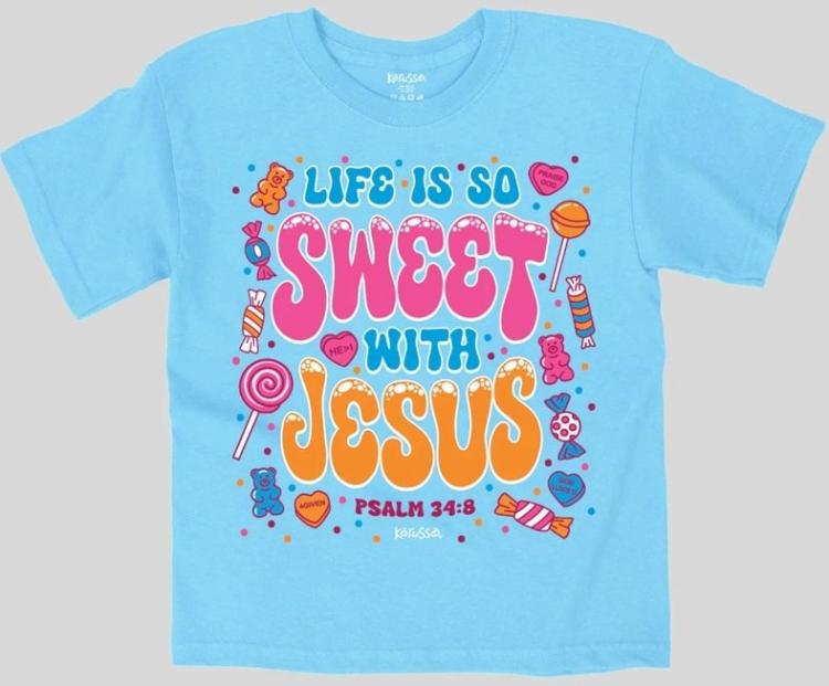 612978661819 Kerusso Kidz Life Is So Sweet With Jesus (T-Shirt)