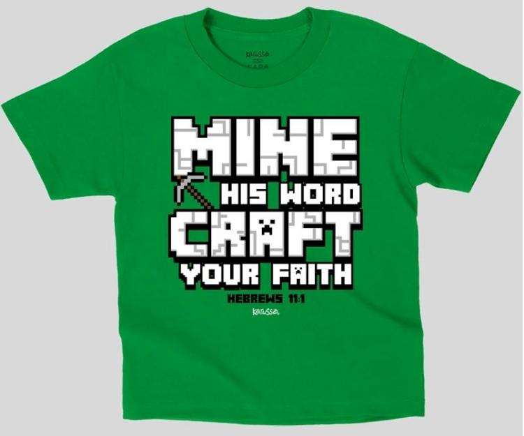 612978661895 Kerusso Kidz Mine His Word (Large T-Shirt)