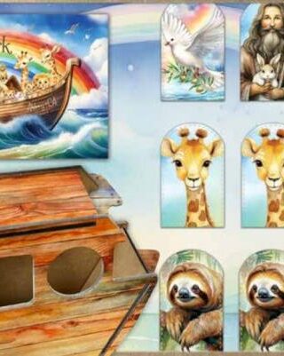 785525322126 Noahs Ark Finger Puppet Play