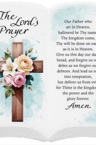 096069288541 Lords Pray Easel Plague