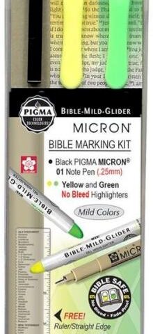 634989981540 Mild Glider Mini Marking Kit Green Yellow Black