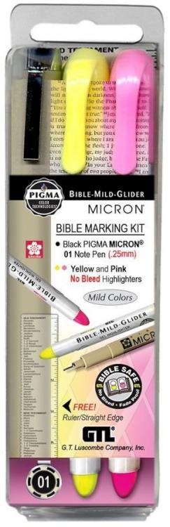 634989981571 Mild Glider Mini Marking Kit Pink Yellow Black