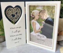 785525321136 Where You Go I Will Go Wedding Frame